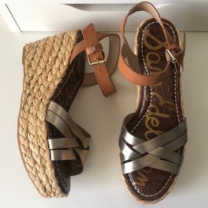 Sam Edelman platform wedge size 8.5